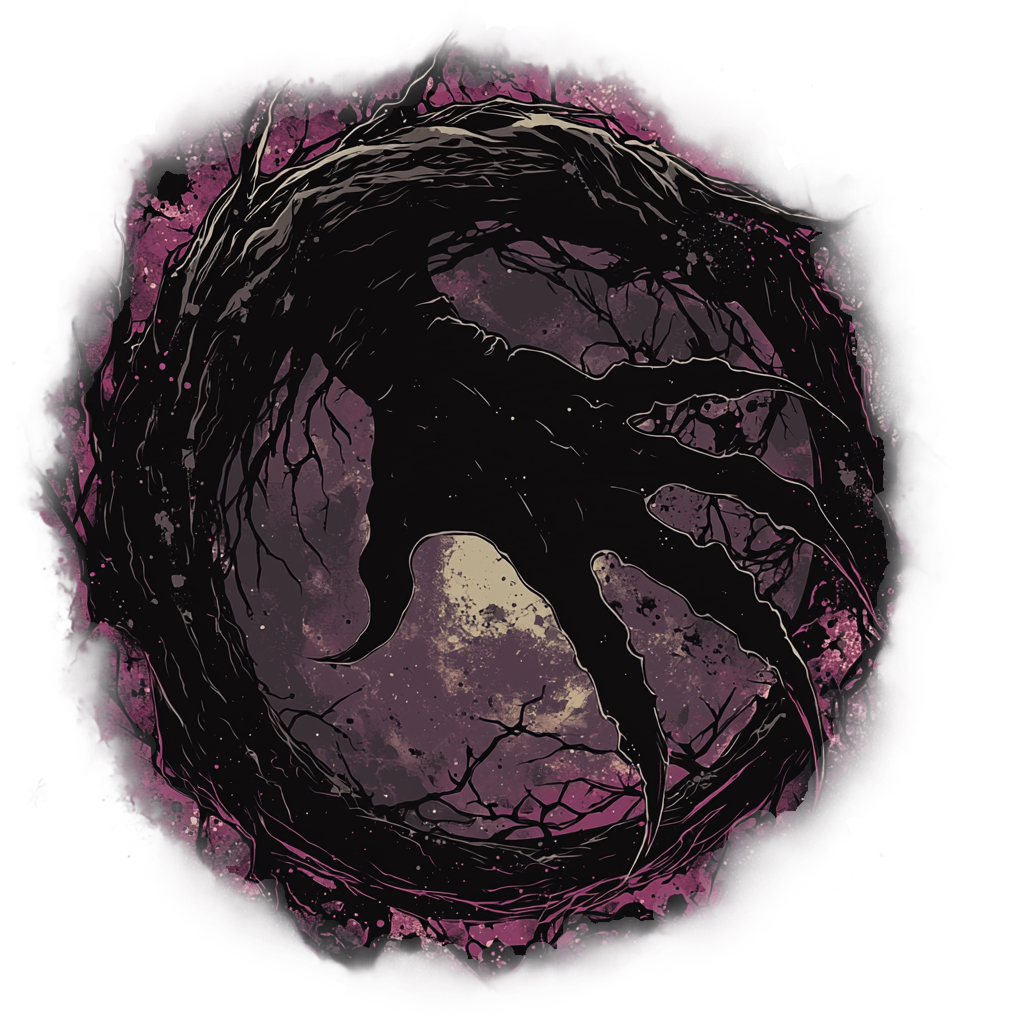 Shadowblack dark hand emblem